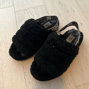 UGG Fluff Yeah Slides black